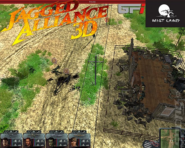 Jagged Alliance 3D - PC Screen
