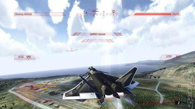 Jane's Advanced Strike Fighters - PS3 Screen