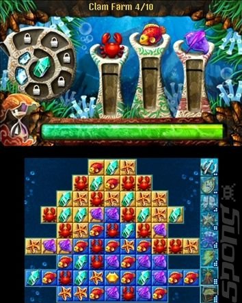 Jewel Link: Legends of Atlantis - 3DS/2DS Screen