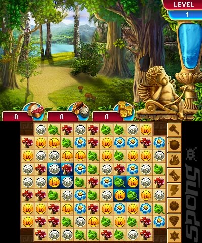 Jewel Master: Cradle of Egypt 2 - 3DS/2DS Screen