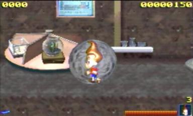 Jimmy Neutron: Boy Genius - GBA Screen