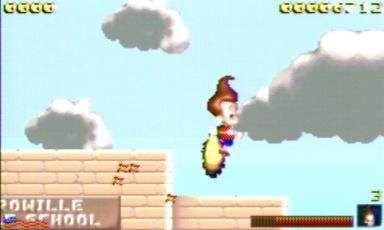 Jimmy Neutron: Boy Genius - GBA Screen