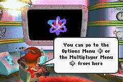 Jimmy Neutron vs Jimmy Negatron - GBA Screen