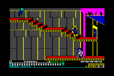 Judge Dredd - C64 Screen