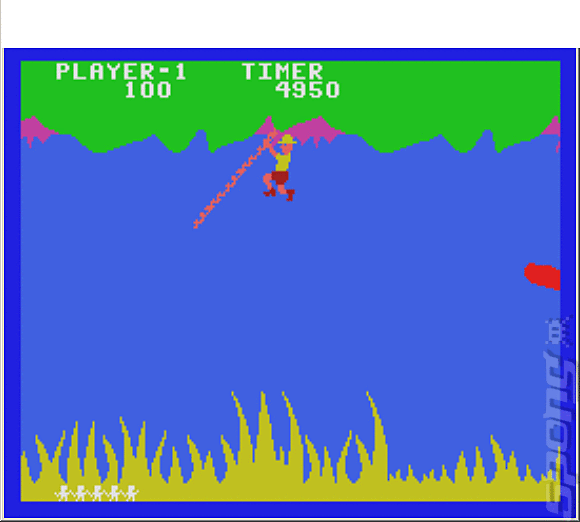 Jungle Hunt - Colecovision Screen