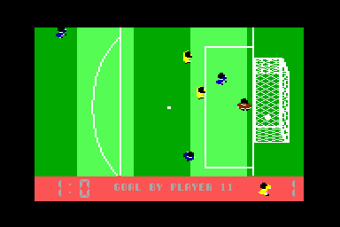 Kick Off - C64 Screen