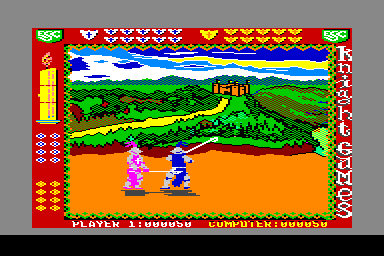 Knight Games - C64 Screen