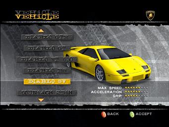 Lamborghini FX - PS2 Screen