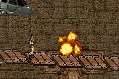 Lara Croft Tomb Raider: Legend - GBA Screen
