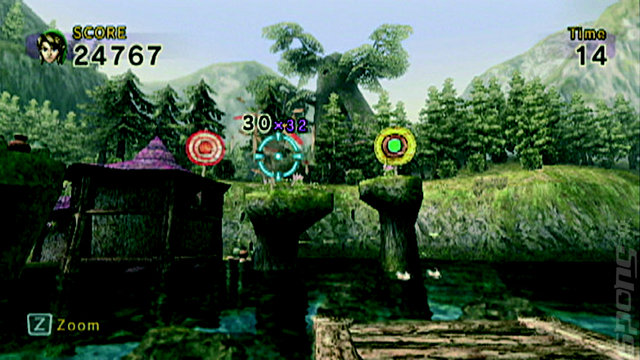 Link's Crossbow Training - Wii Screen