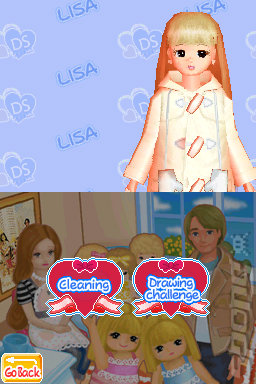 Lovely Lisa and Friends - DS/DSi Screen