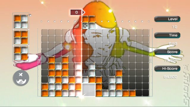 Lumines Live! - Xbox 360 Screen