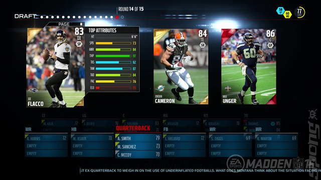 Madden NFL 16 - PS4 Screen