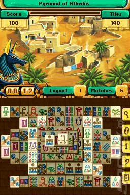 Mahjong Mysteries: Ancient Egypt - DS/DSi Screen
