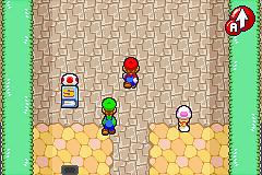 Mario and Luigi Superstar Saga - GBA Screen