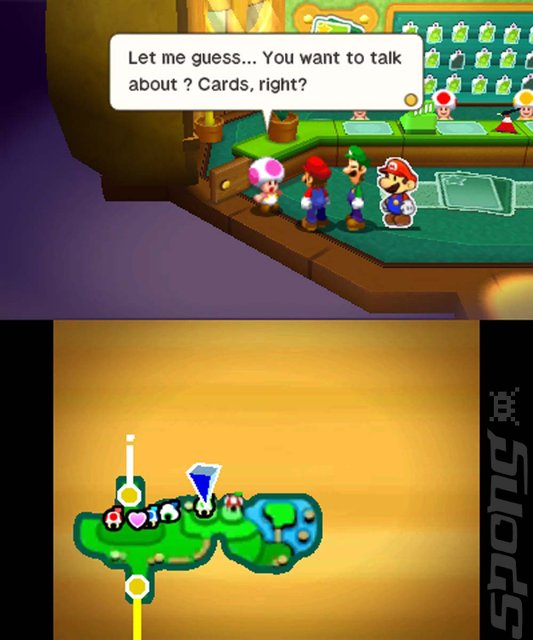 Mario & Luigi: Paper Jam Bros. - 3DS/2DS Screen