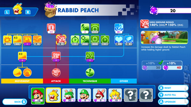 Mario + Rabbids Kingdom Battle - Switch Screen