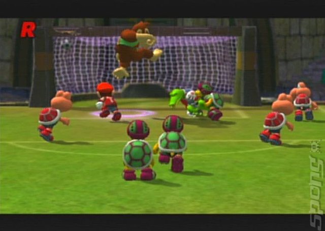 Mario Smash Football - GameCube Screen