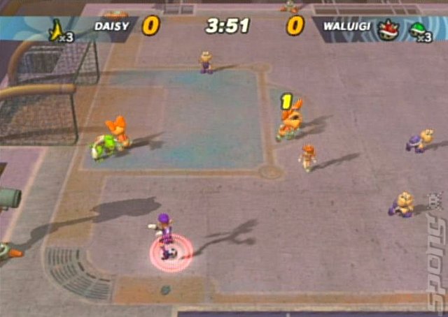 Mario Smash Football - GameCube Screen