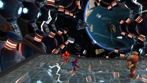 Marvel Super Hero Squad - PSP Screen