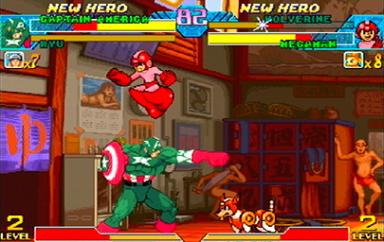 Marvel Vs. Capcom - Dreamcast Screen