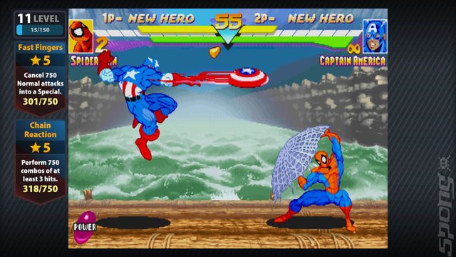 Marvel vs Capcom: Origins - Xbox 360 Screen