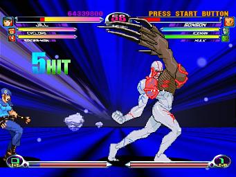 Marvel Vs. Capcom 2 - PS2 Screen