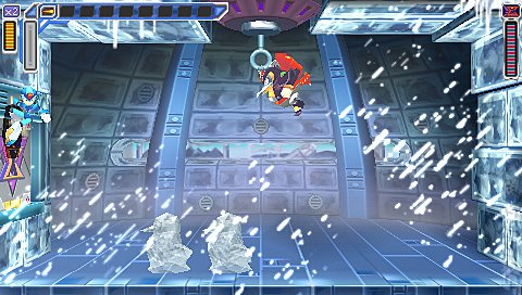 Mega Man Maverick Hunter X - PSP Screen