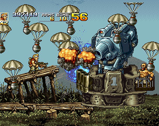 Metal Slug 4 - PS2 Screen