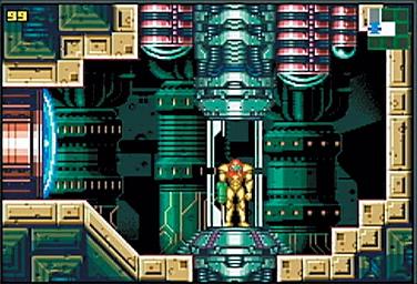 Metroid: Zero Mission - GBA Screen