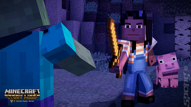 Minecraft: Story Mode - PS4 Screen