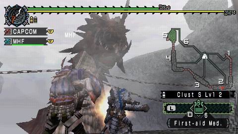 Monster Hunter: Freedom - PSP Screen