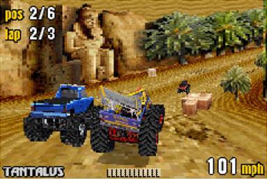 Monster Truck Madness - GBA Screen