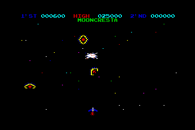 Moon Cresta - C64 Screen