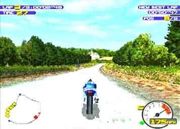 Moto Racer 2 - PlayStation Screen