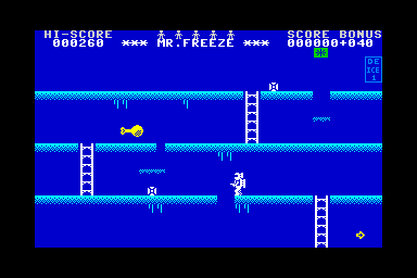 Mr Freeze - C64 Screen