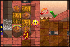 Ms Pac-Man: Maze Madness & Pac-Man World - GBA Screen