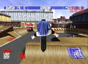 MTV Skateboarding - PlayStation Screen