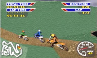 MX 2002 featuring Ricky Carmichael - GBA Screen