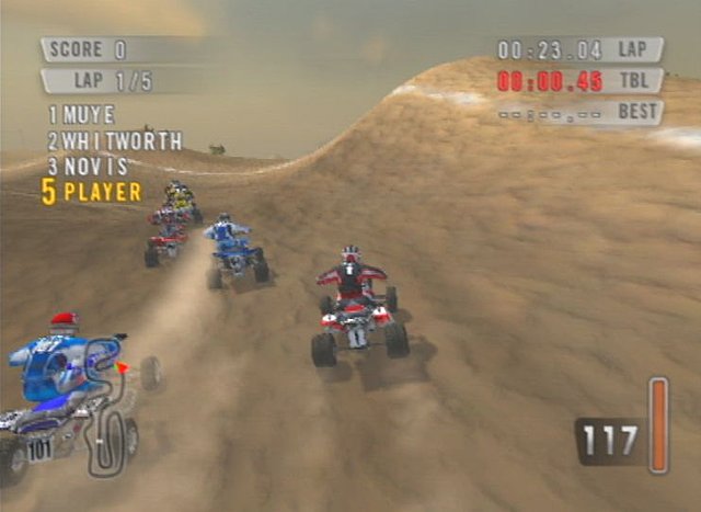 MX Vs. ATV Unleashed - PS2 Screen