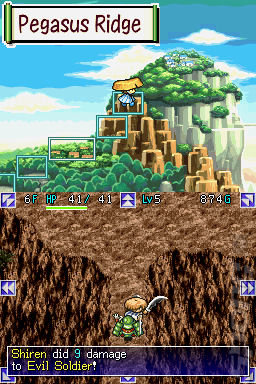 Mystery Dungeon: Shiren the Wanderer - DS/DSi Screen