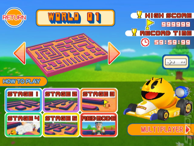 Namco Museum REMIX - Wii Screen