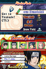 Naruto Ninja Council: European Version - DS/DSi Screen