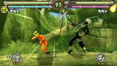 Naruto: Ultimate Ninja Heroes - PSP Screen