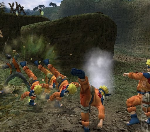 Naruto: Uzumaki Chronicles - PS2 Screen