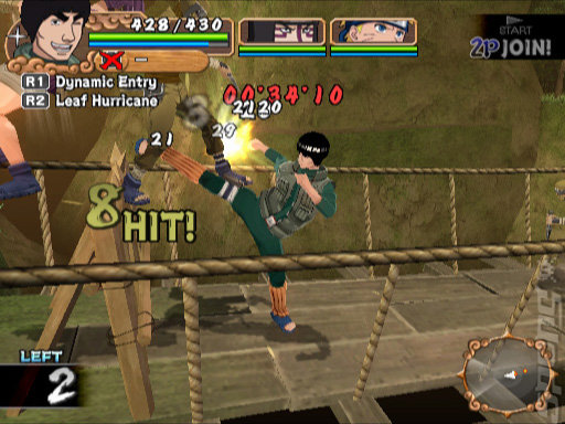 Naruto: Uzumaki Chronicles 2 - PS2 Screen