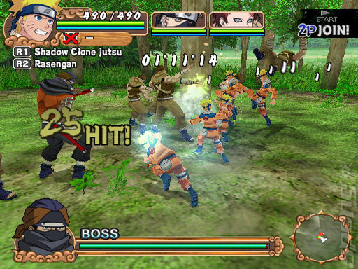 Naruto: Uzumaki Chronicles 2 - PS2 Screen