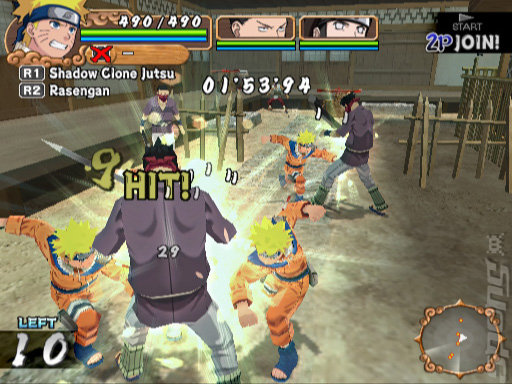 Naruto: Uzumaki Chronicles 2 - PS2 Screen