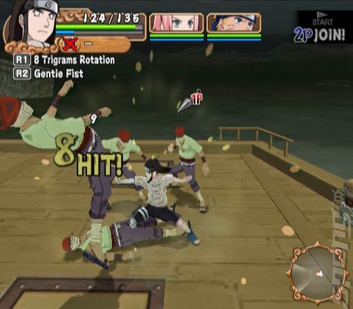 Naruto: Uzumaki Chronicles 2 - PS2 Screen