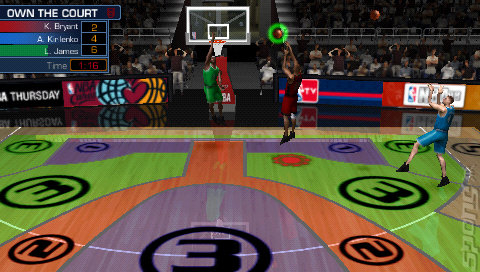 NBA 08 - PSP Screen